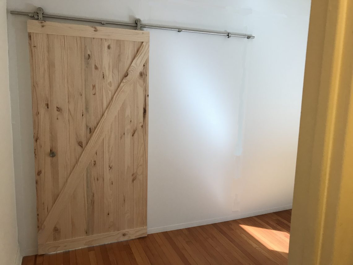 How to install a temporary pressurized wall in a NYC apartment